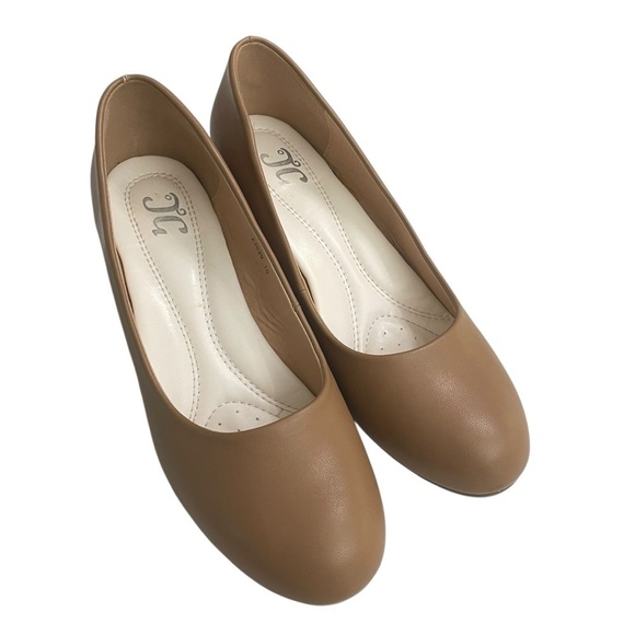 JC Tan Kitten Heels size 10. Office, Business Casual, Career. - Picture 6 of 13